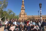 Estudiantes daneses y sus correspondientes del IES Los Pedroches visitan Sevilla