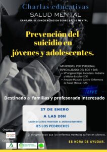 CHARLA EDUCATIVA SOBRE SALUD MENTAL @ IES Los Pedroches