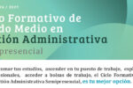 CICLO FORMATIVO DE GRADO MEDIO EN GESTIÓN ADMINISTRATIVA. SEMIPRESENCIAL